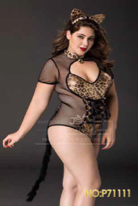 Animal Print Pussycat All/ Plus Size Lingerie