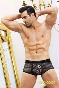 Male Leopard Print Panty Costume