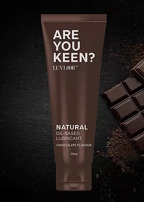LUVLOOB Natural Lubricant / Oil-Based Chocolate Flavour 75ml