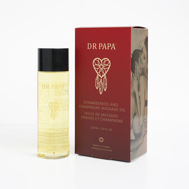 Dr Papa Kissable Strawberries And Champagne Body Massage Oil